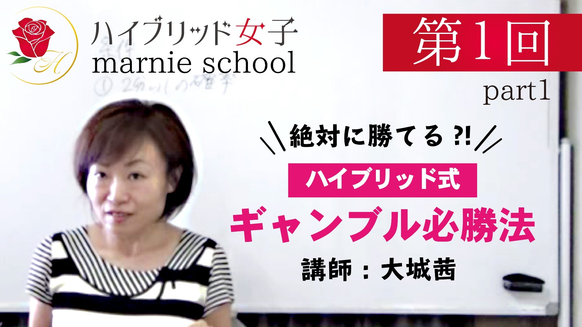 【中級編】 Marnie school 第1回 part1